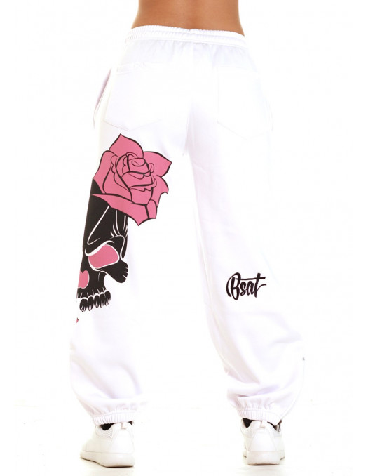 Skull Rose Sweatpants by BSAT