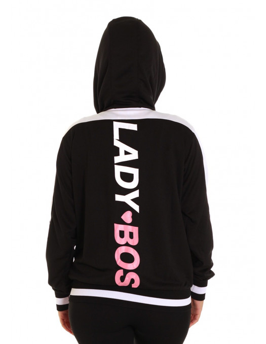 Pitbos Lady BOS5 Track Hoodie Black