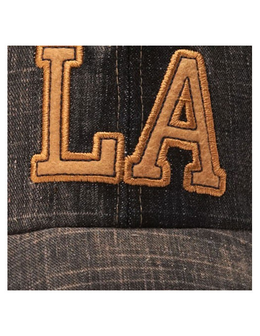 Baseball cap, LA Tummansininen Denim