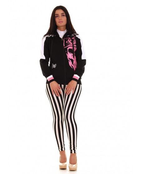 Cali Skull Panther Hoodie Pink by BSAT