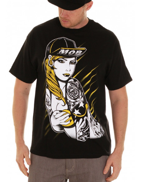 MOB INCT T-paita Cap Naisten Keltainen
