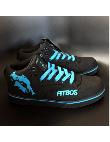 BrandDogLogo Shoes by Pitbos Musta/sininen