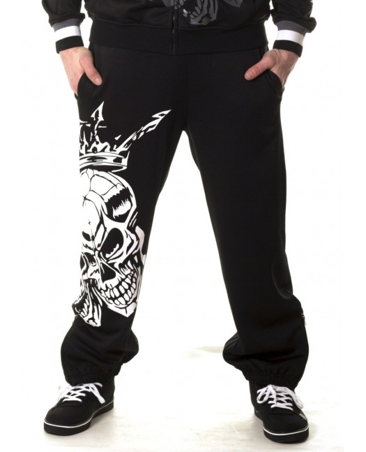 Crown Skull Sweatpants by BSAT