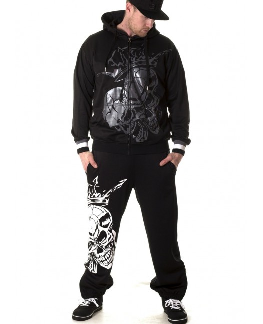 Crown Skull Sweatpants by BSAT