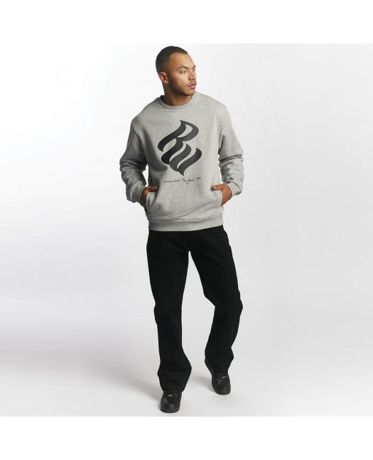 Rocawear Jumper Sweatshirt Big Logo Grey