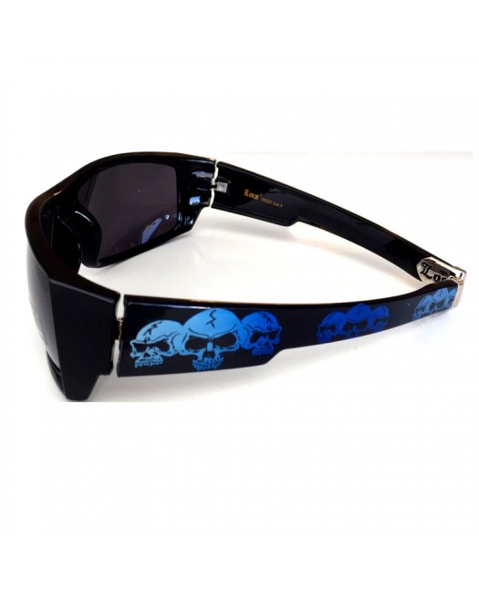 LOCS Hardcore Skull Shades Black/Blue