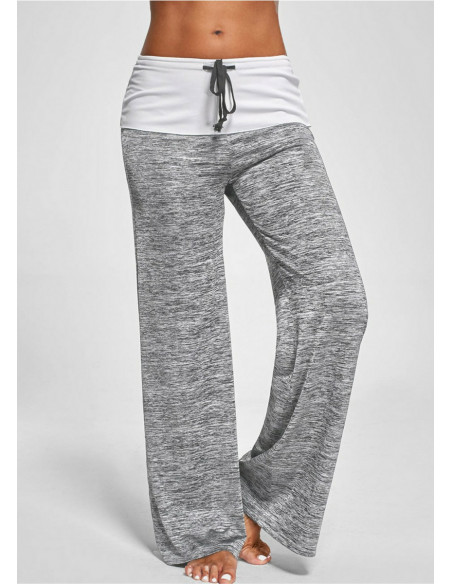 Yoga Wide Pants GreyNWhite