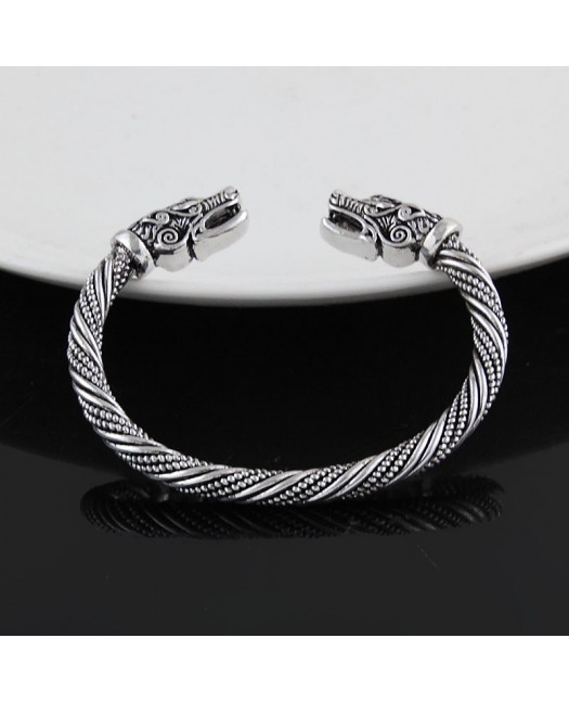 Viking bracelet silver