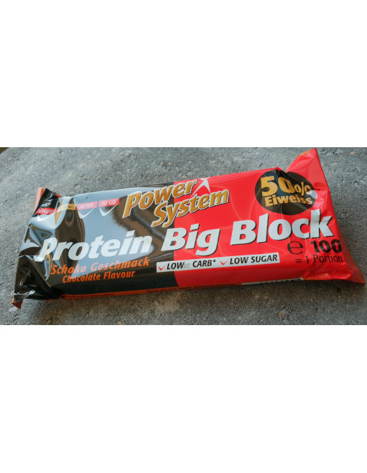 Big Block Protein Bar Chocolate 100g, 50gr. protein Rebel Protein Bar