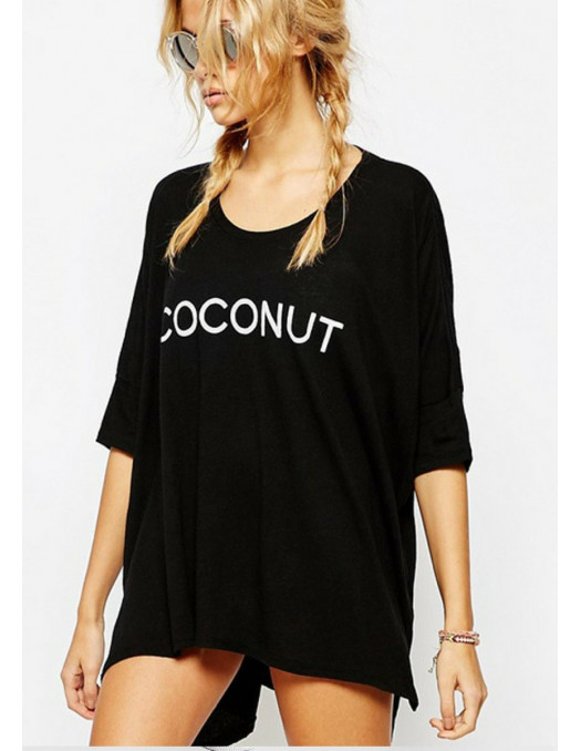 Coconut Top /Beach Wear Black