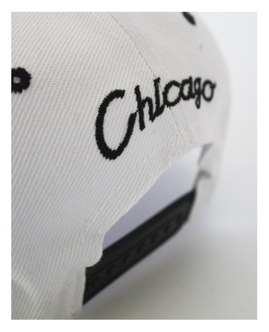 Townz Snapback Cap Chicago Black-White