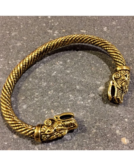 Vikings Jewelry, Bracelet Golden