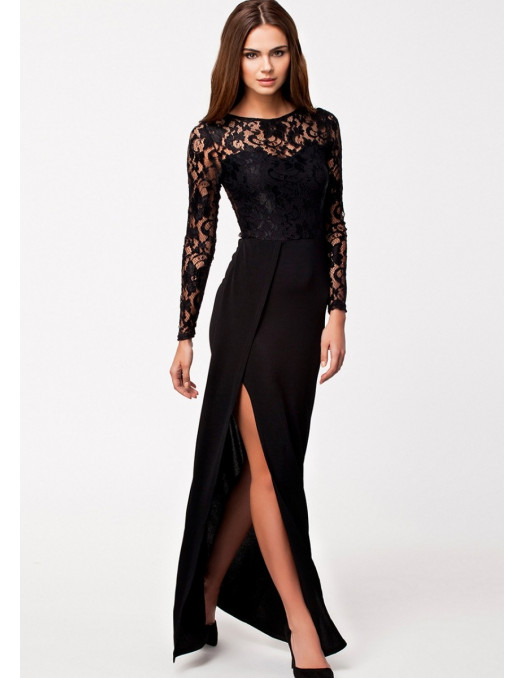Black Lace Dress by Melusin