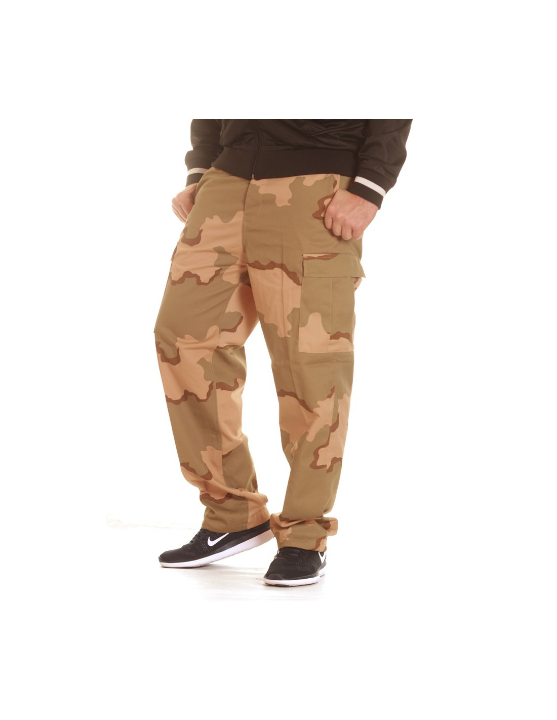 TechWear Camo Cargo Pants Desert