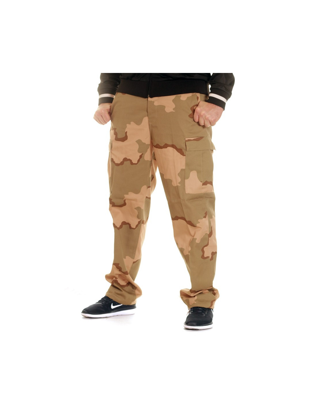 TechWear Camo Cargo Pants Desert