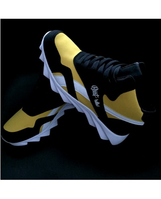 Yellow Racing Shoes Race Shoes Black/Yellow/White by BSAT