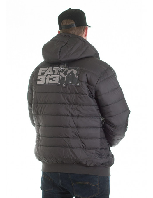 FAT313 Dog Bubble Winter Jacket DarkGrey