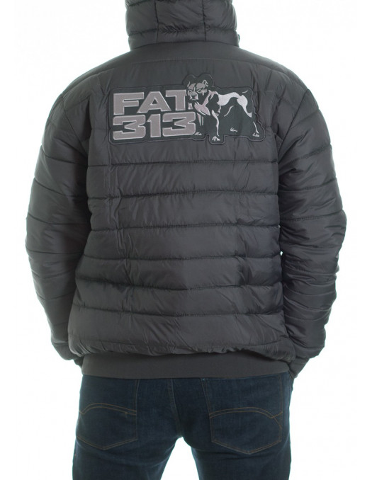 FAT313 Dog Bubble Winter Jacket DarkGrey