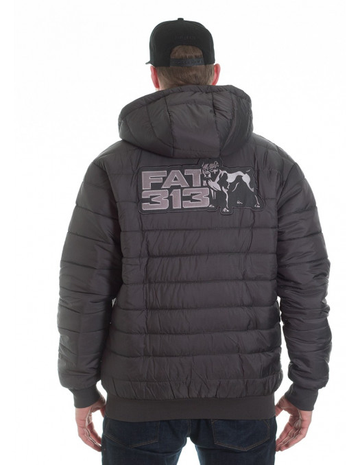 FAT313 Dog Bubble Winter Jacket DarkGrey
