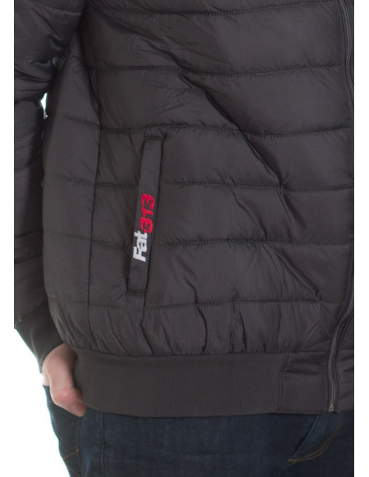 FAT313 Dog Bubble Winter Jacket DarkGrey