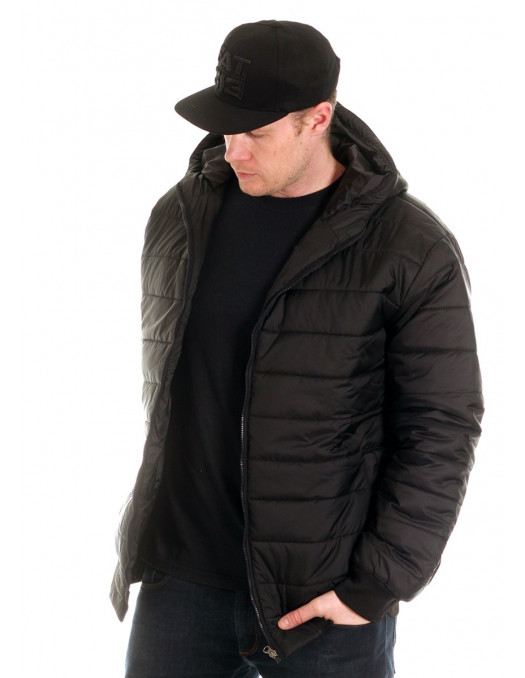 FAT313 Dog Bubble Winter Jacket Black
