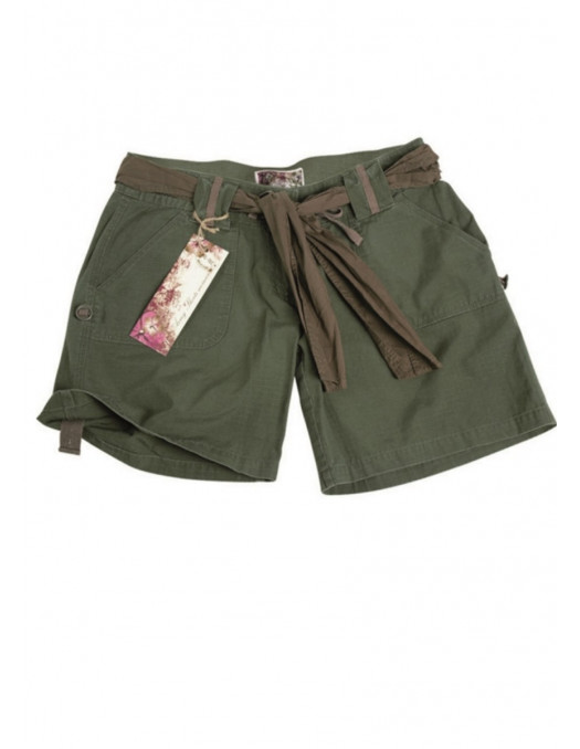Women Shorts RipStop 2 in 1 Olive