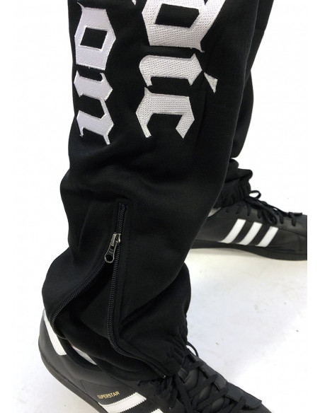 Logo Sweatpants BlackNWhite by Nordic Worlds