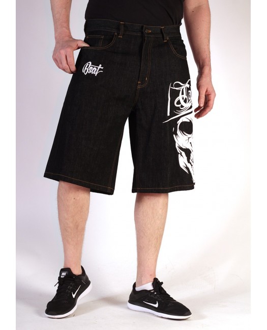 BSAT Cali Skull Shorts Black