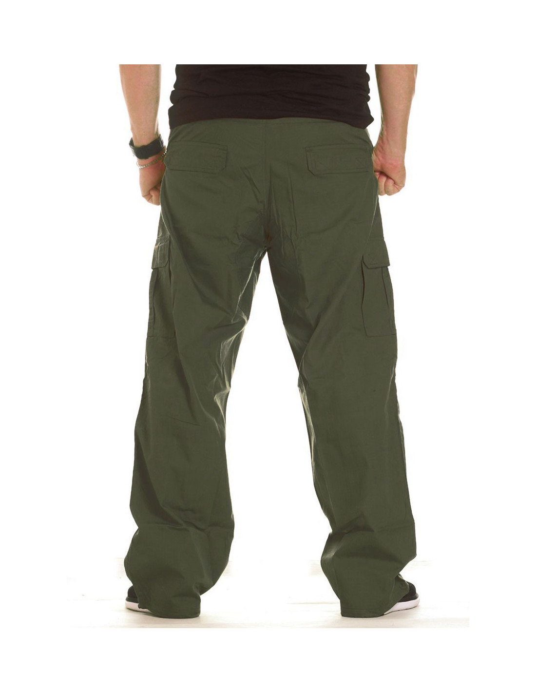 BSAT Combat Cargo Pants Olive Baggy