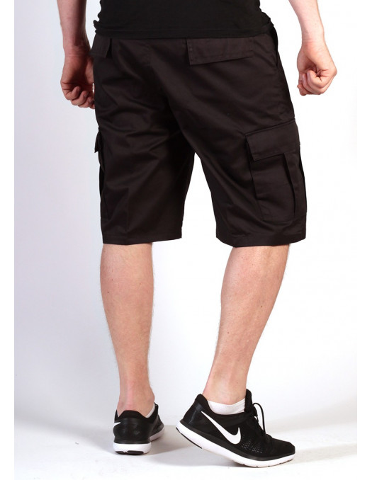 Cargo Shorts Black by Tech Wear