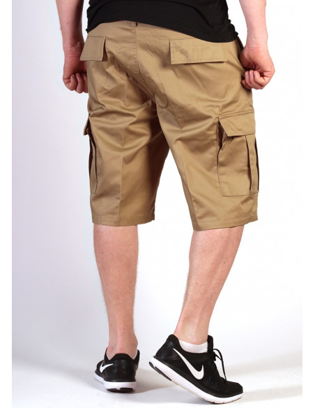 Cargo Shorts Khaki by Tech Wear
