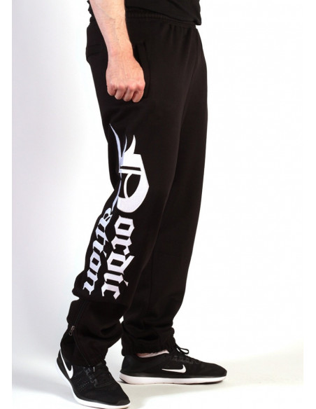 Logo Sweatpants BlackNWhite by Nordic Worlds