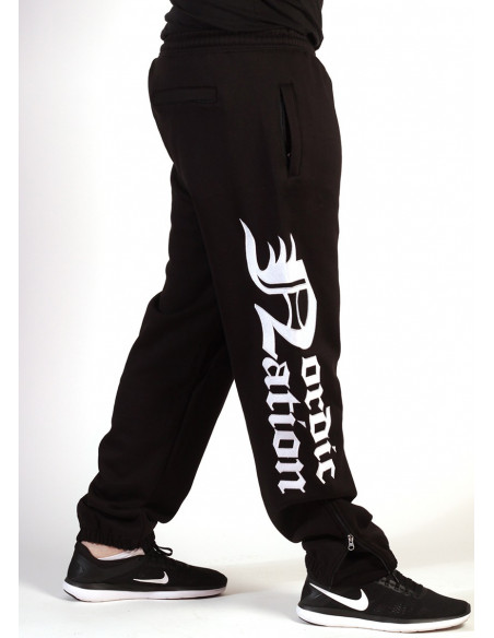 Logo Sweatpants BlackNWhite by Nordic Worlds
