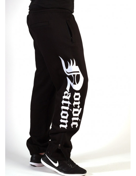 Logo Sweatpants BlackNWhite by Nordic...