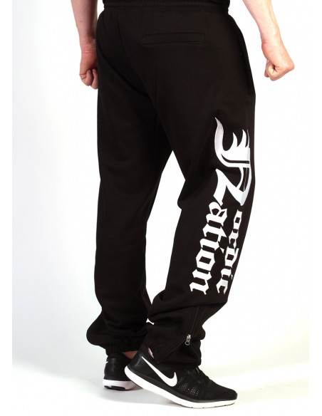 Logo Sweatpants BlackNWhite by Nordic Worlds