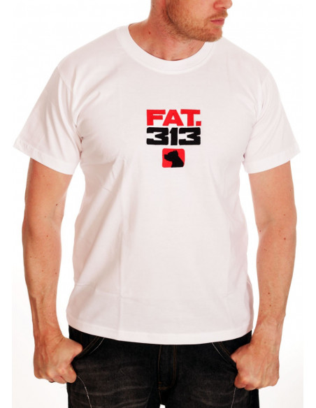 FAT313 Logo T-Shirt White