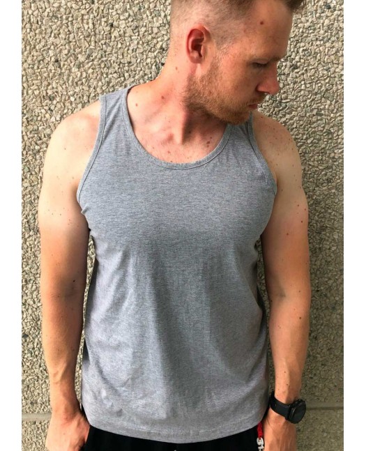 Tank Top Grey Plain