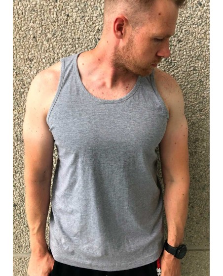 Tank Top Grey Plain
