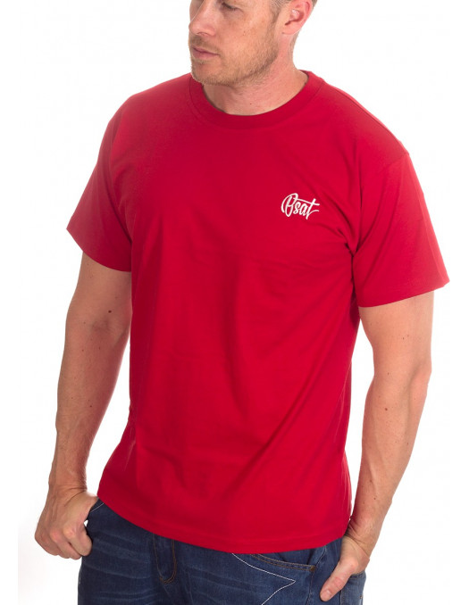 Smile Now T-Shirt Red/White/Red by BSAT