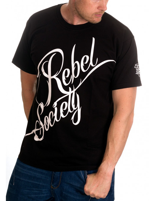 BSAT Rebel Society T-Shirt BlackNWhite