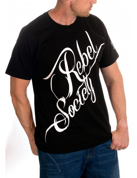 BSAT Rebel Society T-Shirt BlackNWhite