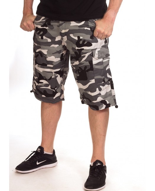 BSAT Camo Baggy Fit Cargo Shorts...