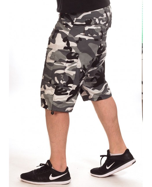 BSAT Camo Baggy Fit Cargo Shorts...