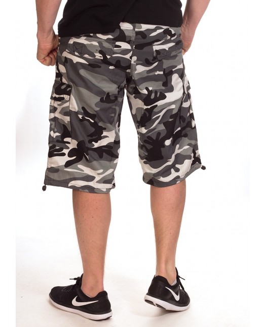 BSAT Camo Baggy Fit Cargo Shorts...