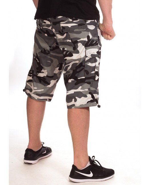 BSAT Camo Baggy Fit Cargo Shorts...