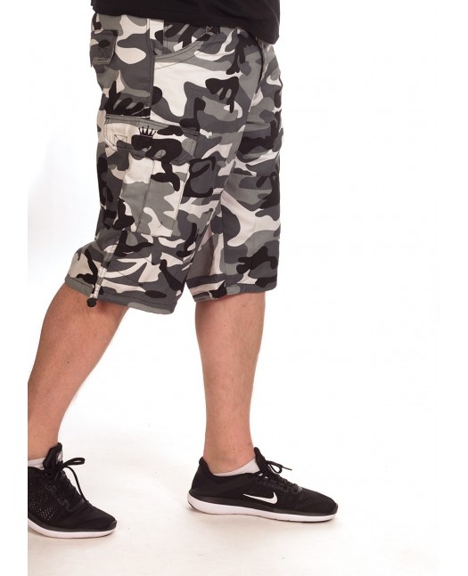 BSAT Camo Baggy Fit Cargo Shorts...