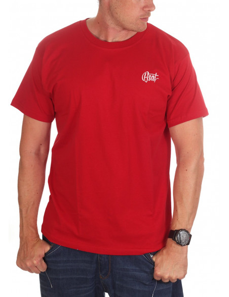 Smile Now T-Shirt Red/White/Yellow by BSAT