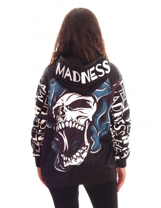 Madness Skull ZipHoodie El Barrio by BSAT