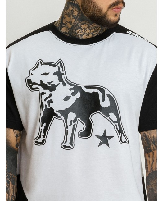 Amstaff athletic T-Shirt BlackNWhite