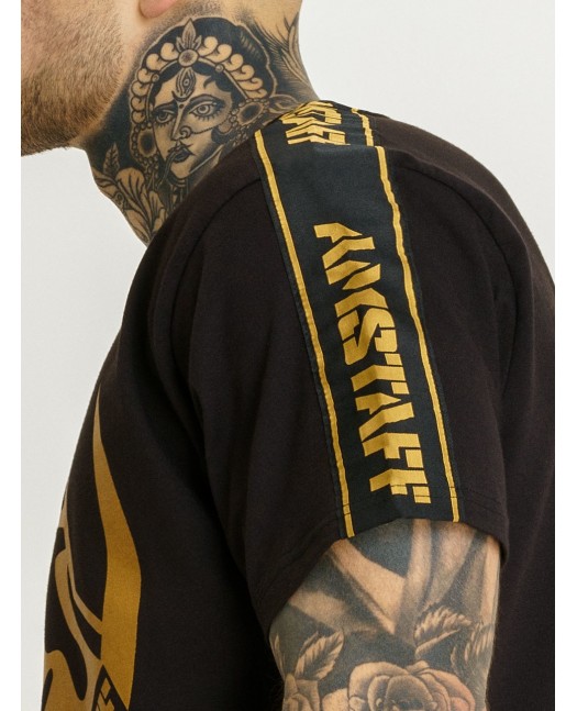 Amstaff  GoldenBronze Dog Logo T-Shirt